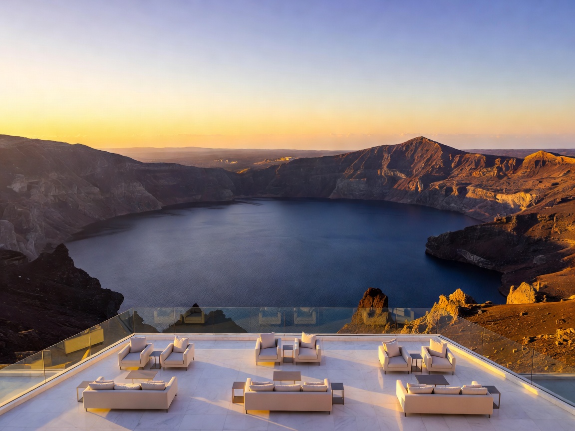Astraea Clifftop Caldera Suites panoramic terrace view
