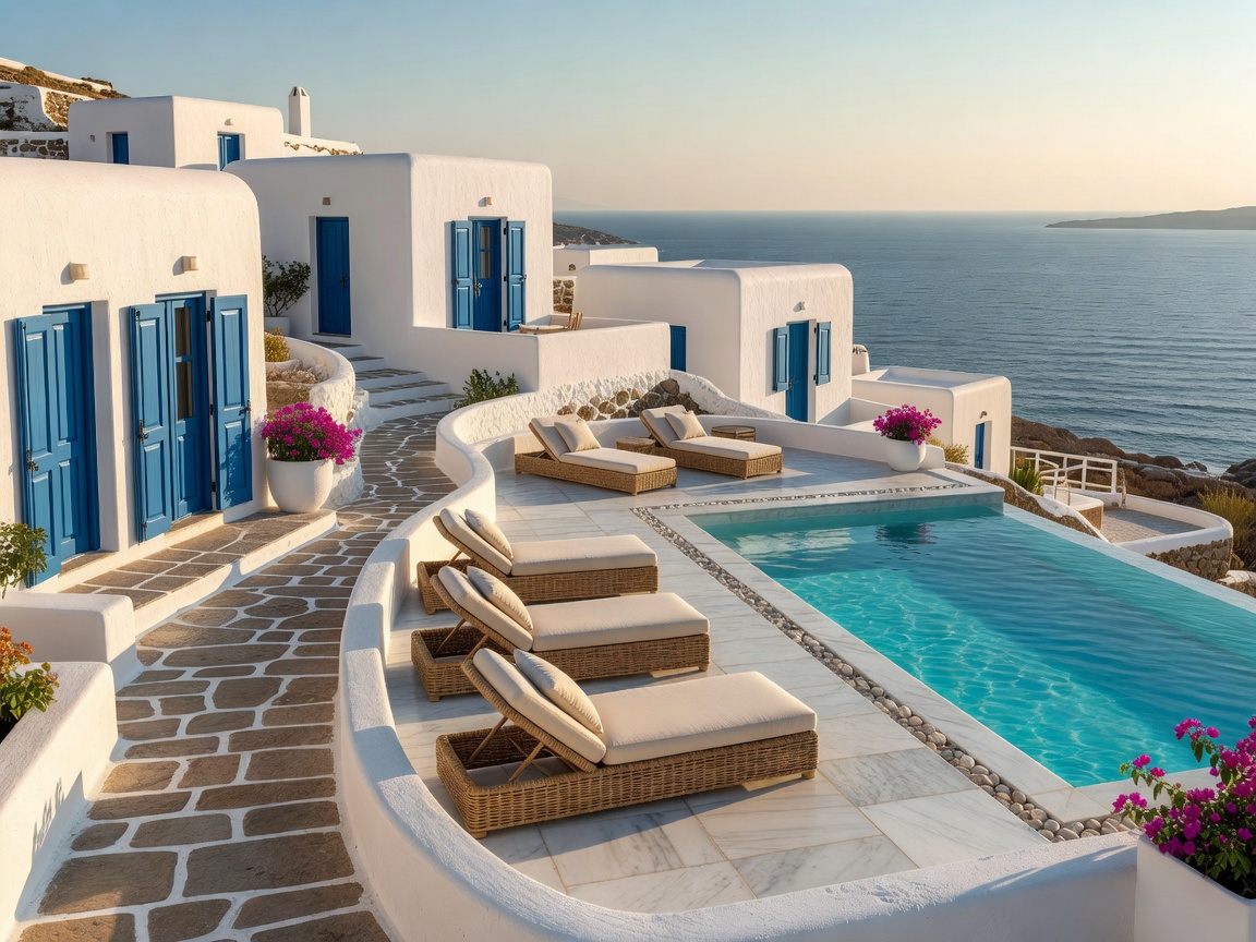 Paros island traditional Cycladic luxury stay