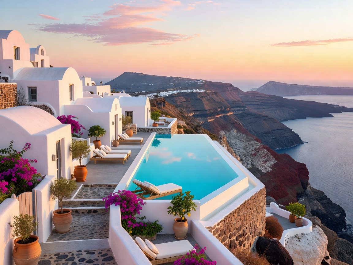 Santorini Astraea Clifftop Caldera Suites with infinity pool